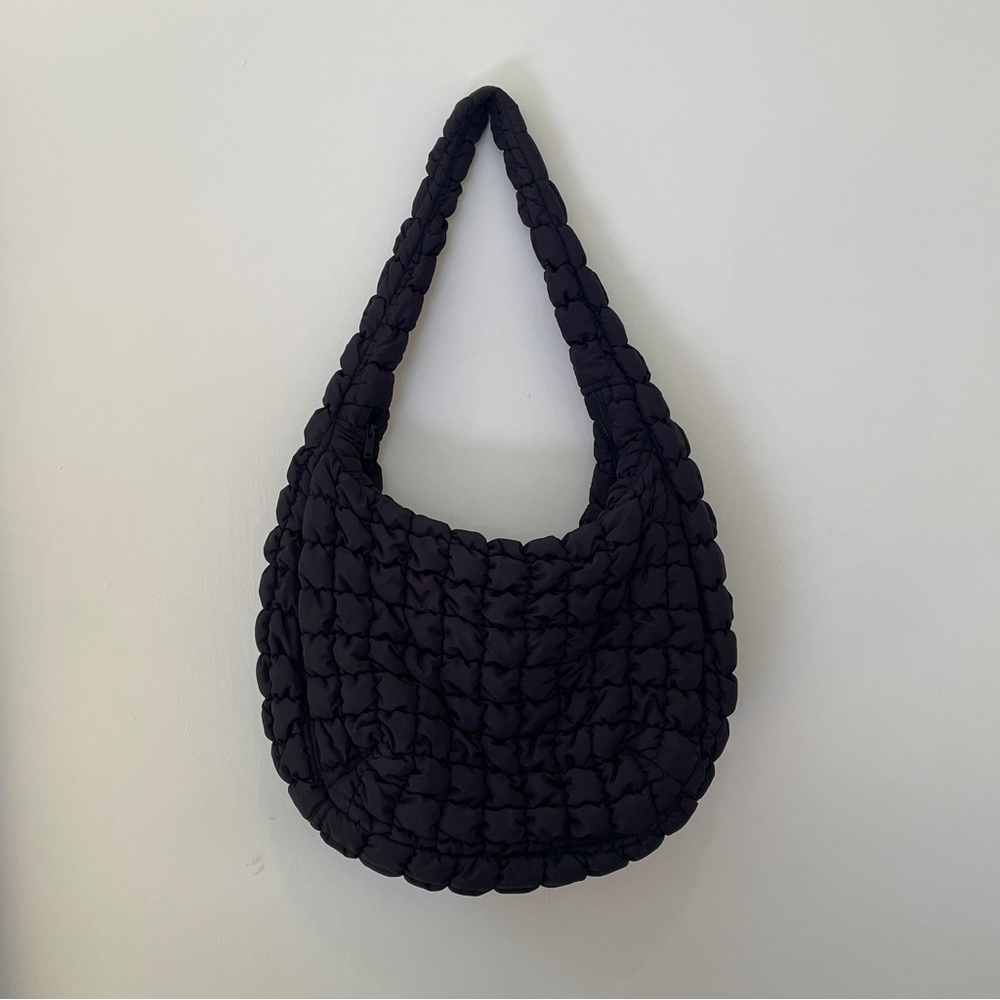 COS quilted messenger bag